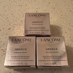 Lancome Absolue Eye Cream Trio New in box